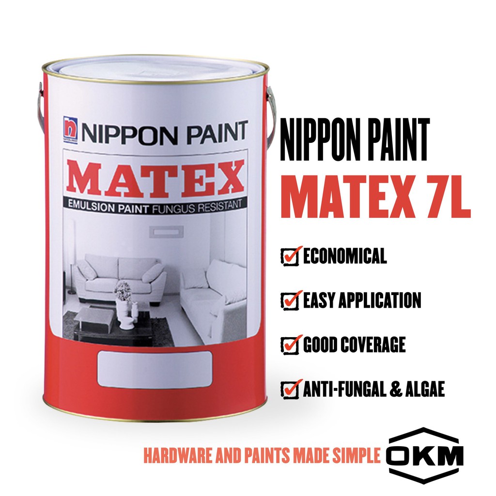 Nippon Paint MATEX 7L | Shopee Singapore