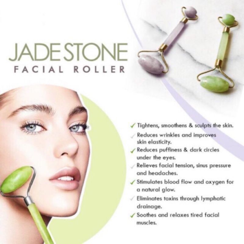Jade Roller Gua Sha Facial Massage Tool Facial Facial Jade Roller Guasha Facial Roller