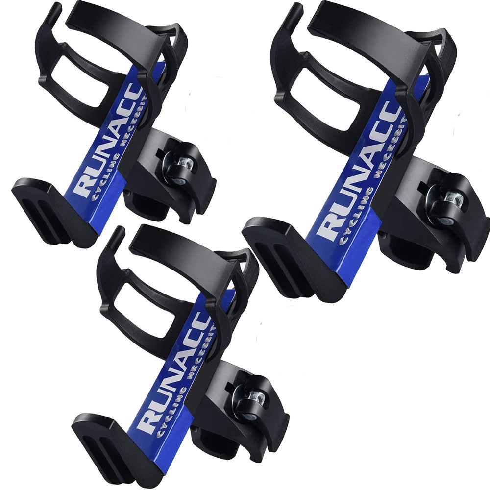 Bike Water Bottle Holder No Screws, 3 Pcs Adjustable Bicycle Water