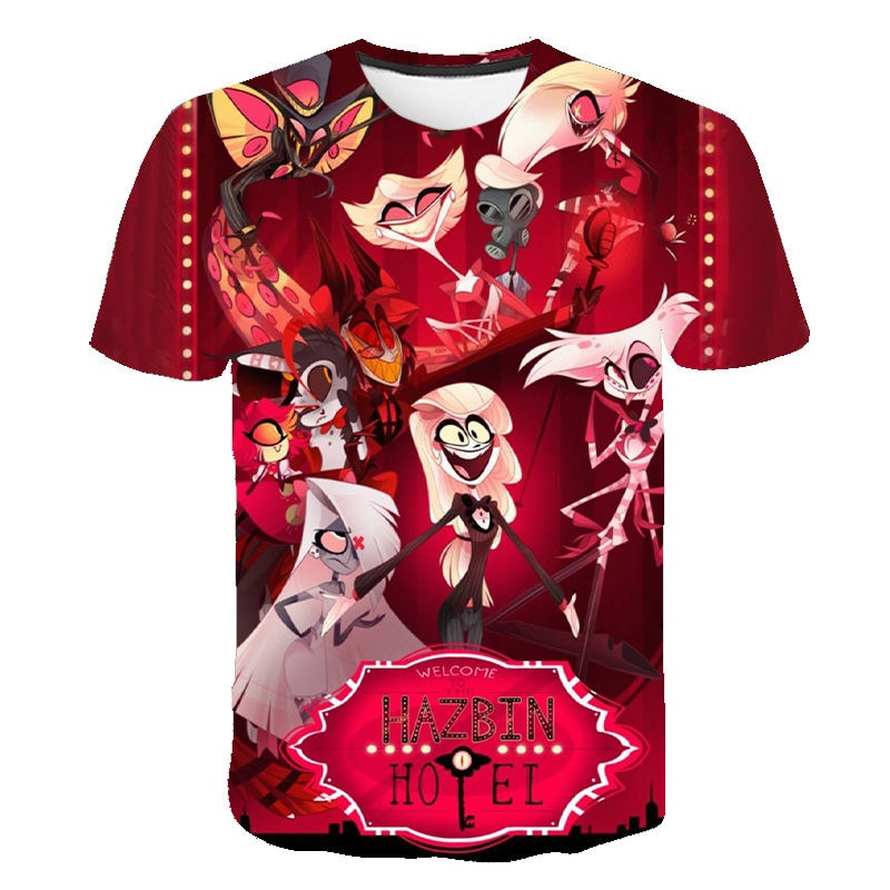 Boy 2021 New Hazbin Hotel Tshirt Charlie Tshirt Dust Alastor Vaddie ...