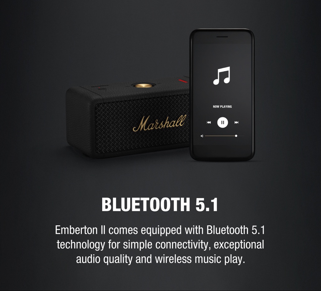 Marshall Emberton II Bluetooth Portable Speaker Shopee Singapore