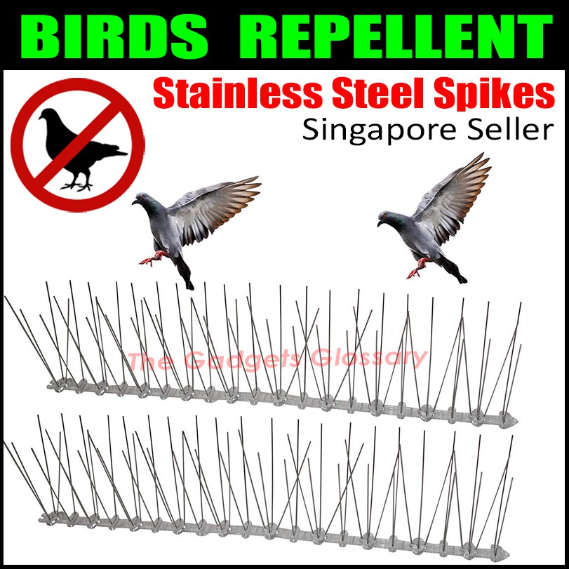 ⚠️Stainless Steel Birds Spikes⚠️Pest Control Repellent Repeller Bird