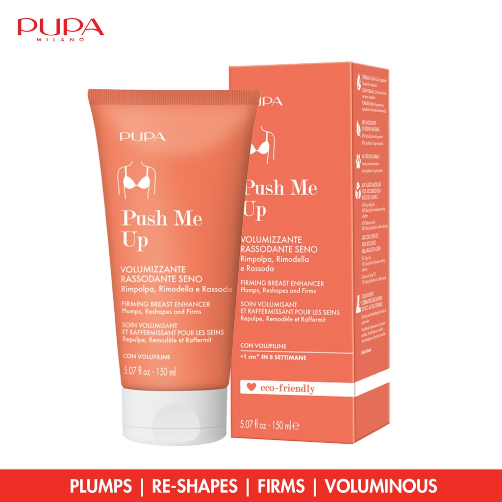 Pupa Milano Push Me Up Firming Breast Enhancer, Plumps, reshapes and