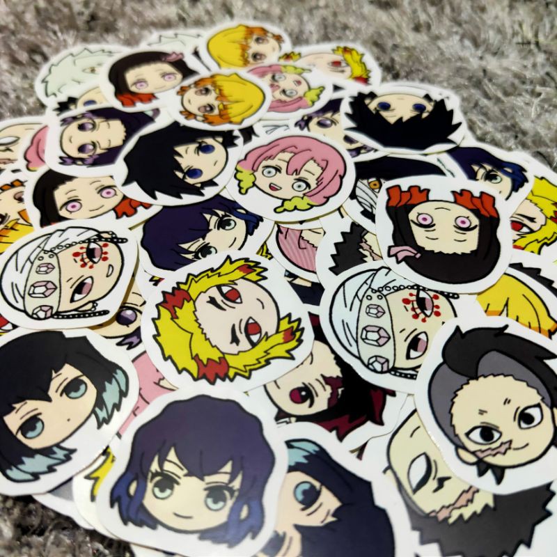 Demon Slayer Anime Sticker / Esthetic Sticker 15pcs / Tumblr Stickers /  Funny Stickers | Shopee Singapore