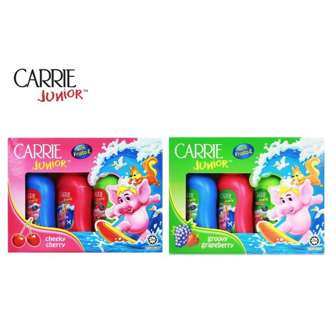 Carrie Junior Baby Bath Travel Pack Set Mandian Bayi Carrie Junior Baby Shampoo Shopee Singapore