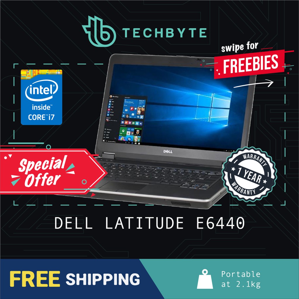 Dell Latitude E6440 14 Core I7 4600m Shopee Singapore