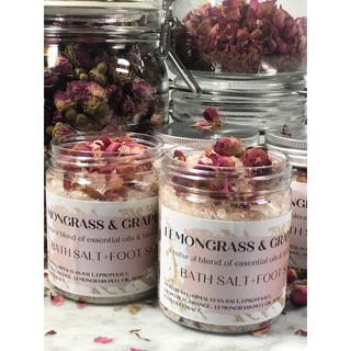 Bath Salt and Foot soak Home made - Himalayan Salt/Epsom Salt/Dead Sea Salt