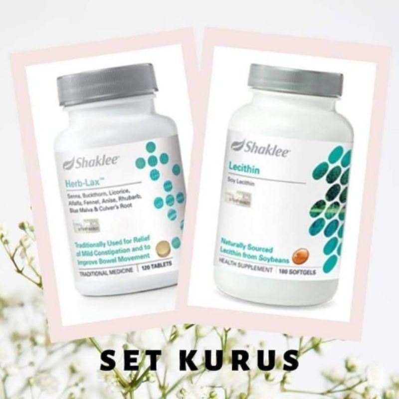 Promosi Lecithin Herblax Set Kurus Bajet Shaklee Full Set Shopee Singapore