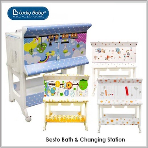 baby changer and bath unit