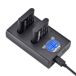 [KingMa] Olympus 1100mAh Li-92B / Li-90B Batteries (two) and LED Dual USB Charger for Olympus Li92B / Li90