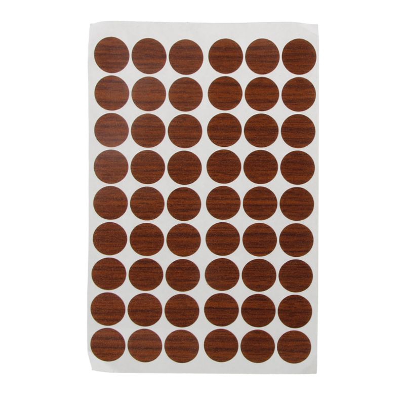 60pcs 20mm Wooden Furniture Self Adhesive Cabinet Screw Cap Covers