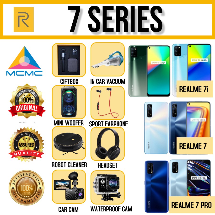 Realme 7i 7 7 Pro 8gb 128gb 100 Original Realme Warranty Malaysia Shopee Singapore