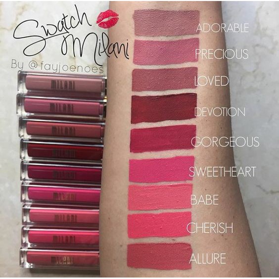 milani gorgeous liquid lipstick