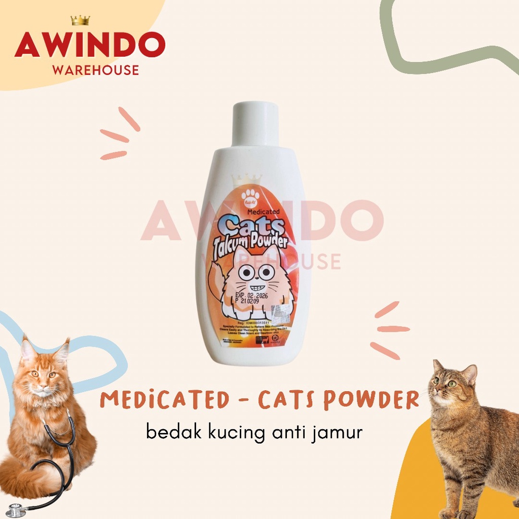 Raid All Sanitizer Anti Bacterial Cat Talcum Powder for Pet Care