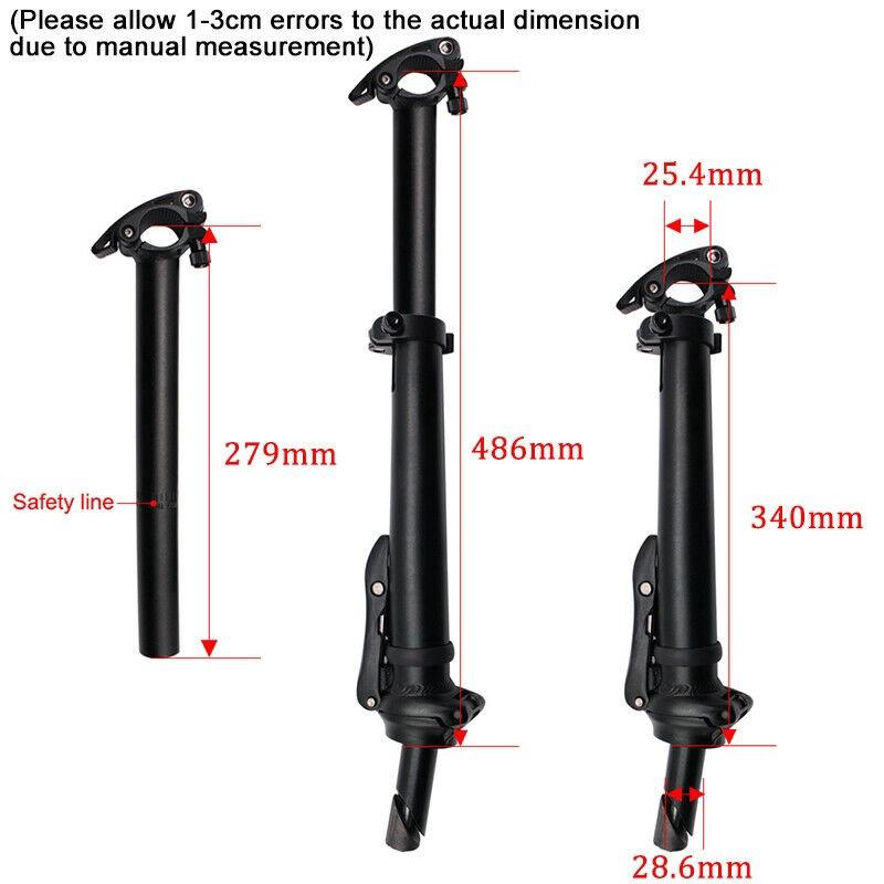 Folding Bike Adjust Stem 11/8" 6061 Aluminum Bicycle Handlebar