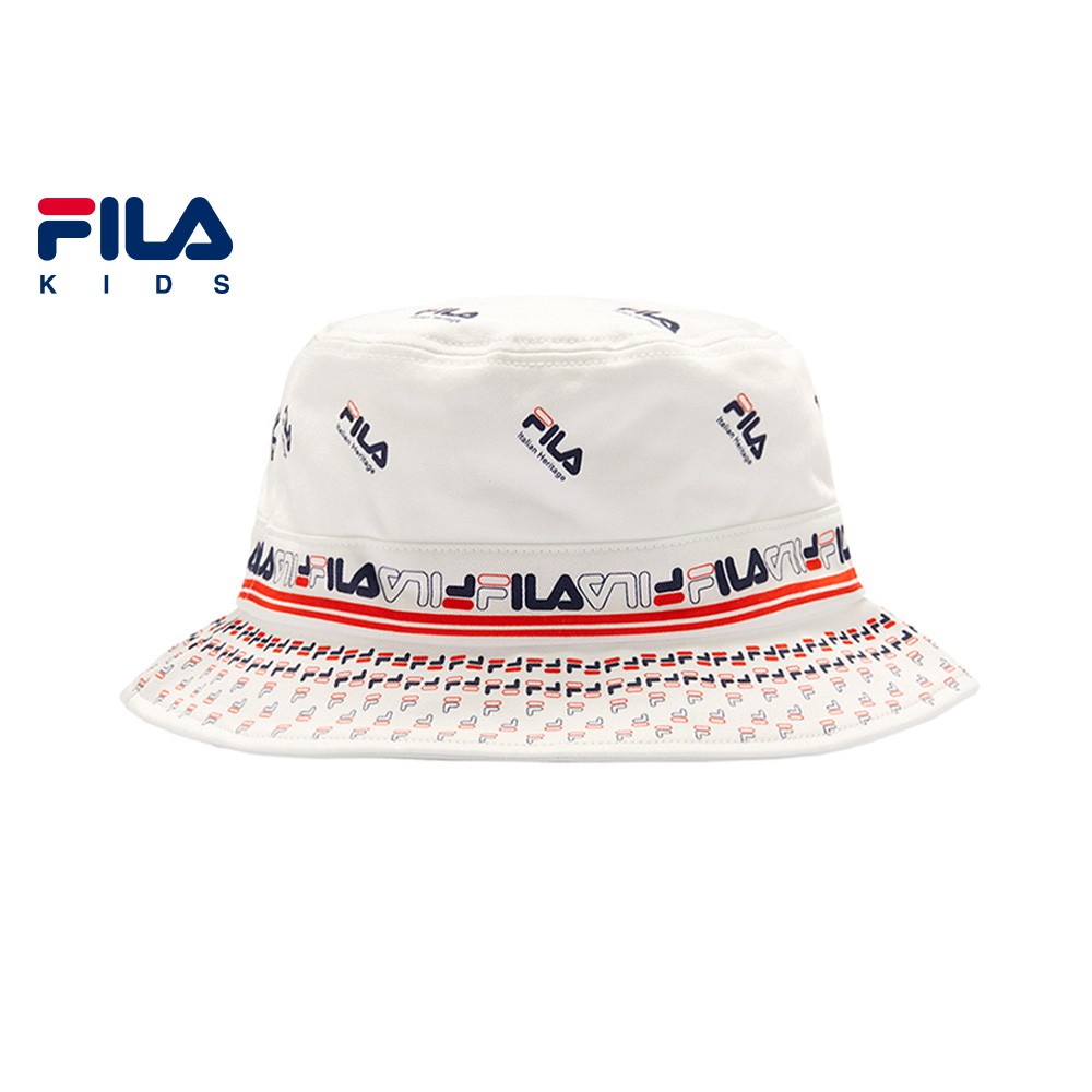 fila bucket hat white