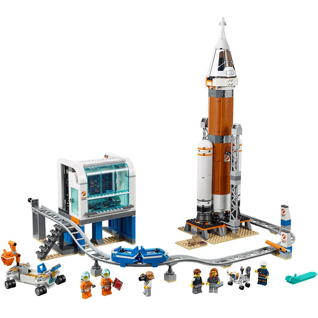 lego city space port deep space rocket and launch control 60228