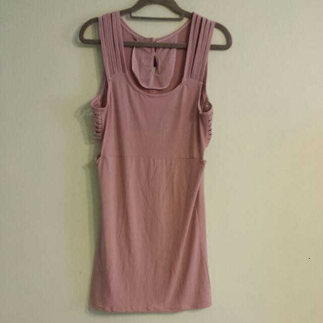 warehouse jersey dress