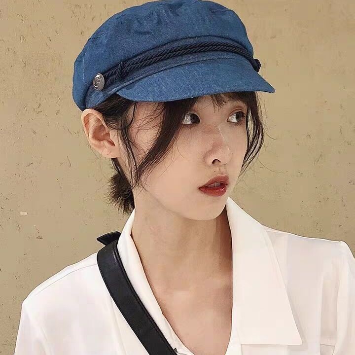 Summer Hat Baseball Cap Autumn Winter Harajuku Washed Cowboy Newsboy Hat Female Korean Casual Beret Painter Cap Student Shopee Singapore