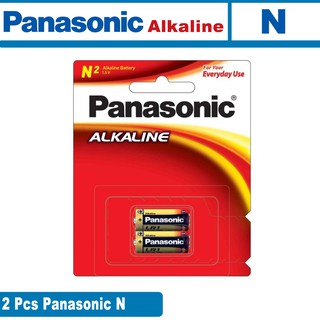 2 Piece Panasonic N size LR1 2pcs Alkaline 1.5V Battery (1 Card)