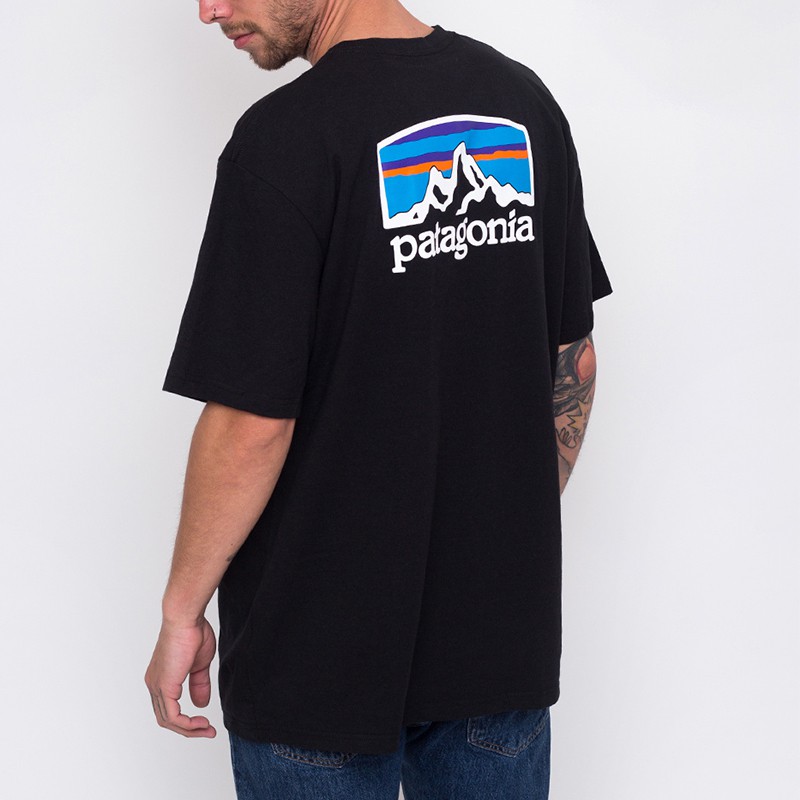 grey patagonia t shirt