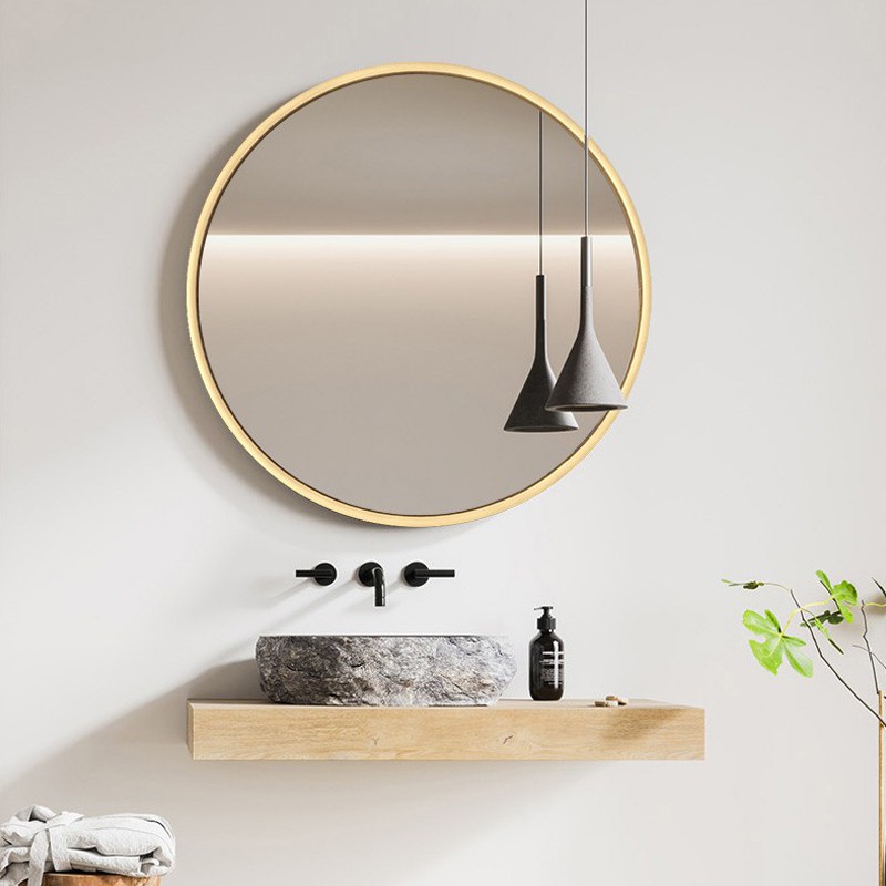 Nordic Style Home Round Hanging Mirror, Ikea Round Mirror Singapore
