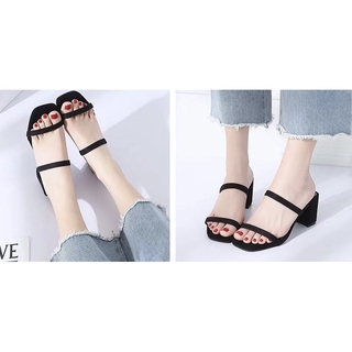 Women high Heel ladies casual wedges outdoor shoes  kasut 