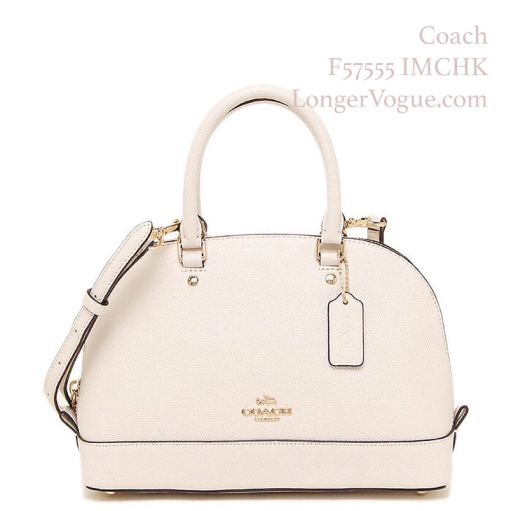 coach leather satchel bag