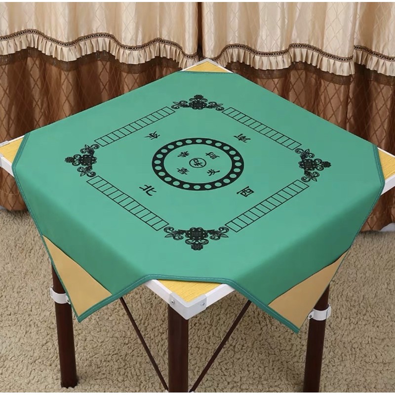 SG STOCK Mahjong Poker tablecloth household thickened mat large 1M Leather Nonslip Square