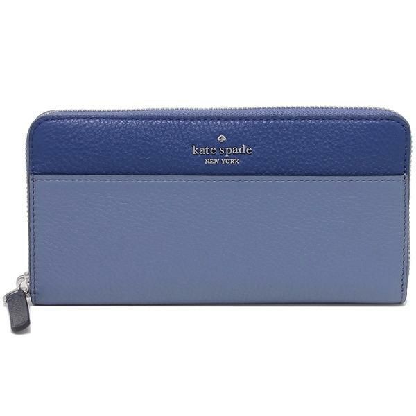 Kate Spade Jackson Colorblock Large Continental Wallet Blueberry Cobbler  Multi | Shopee Singapore