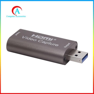 HDMI to USB 3.0 Audio Video Capture Card Game Recording Dongle Live Streaming