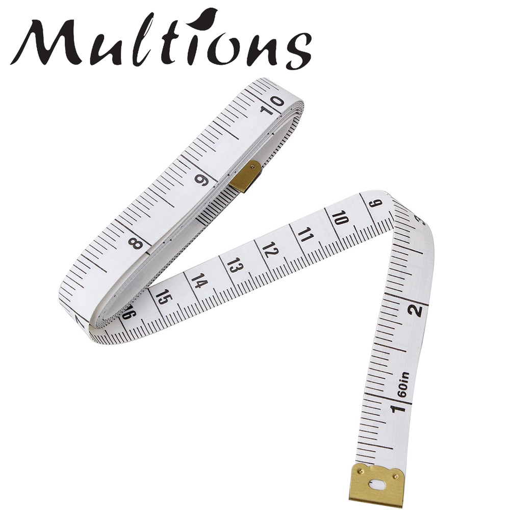1.5m Soft Plastic Ruler Tailor Cloth Body Measure Measuring Flat Tape HU 