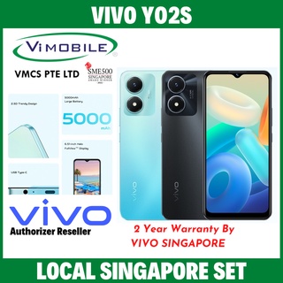 Vivo Y02s (Free $5 FairPrice Voucher) | 2 Year Warranty By VIVO SINGAPORE
