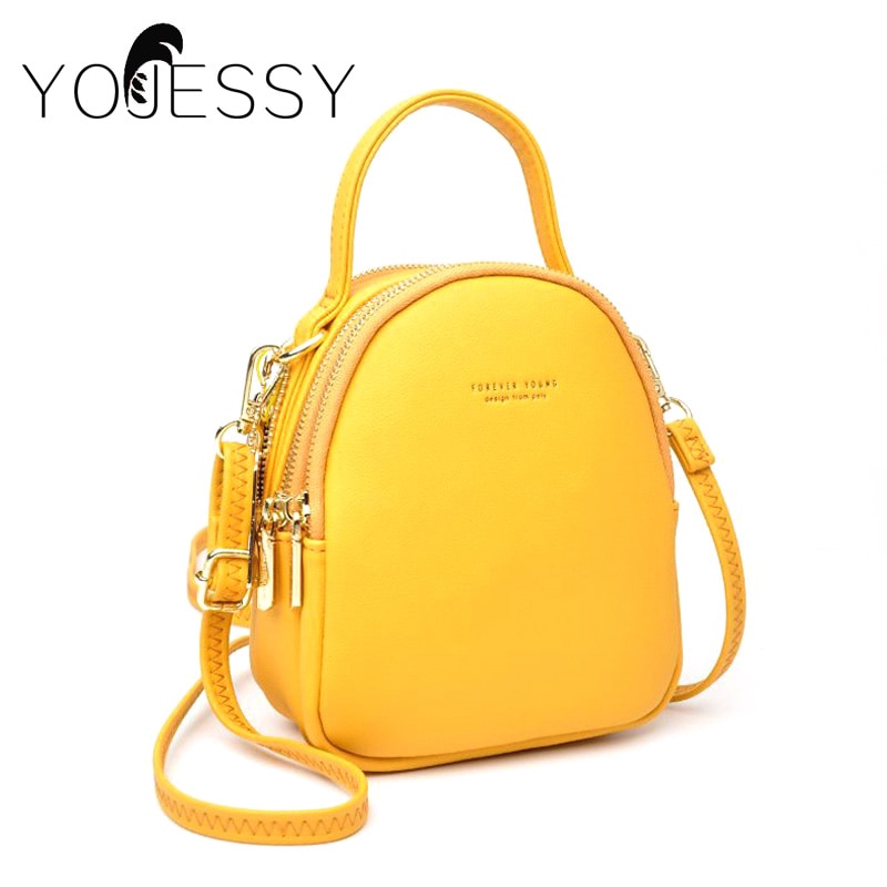 yellow mini handbag