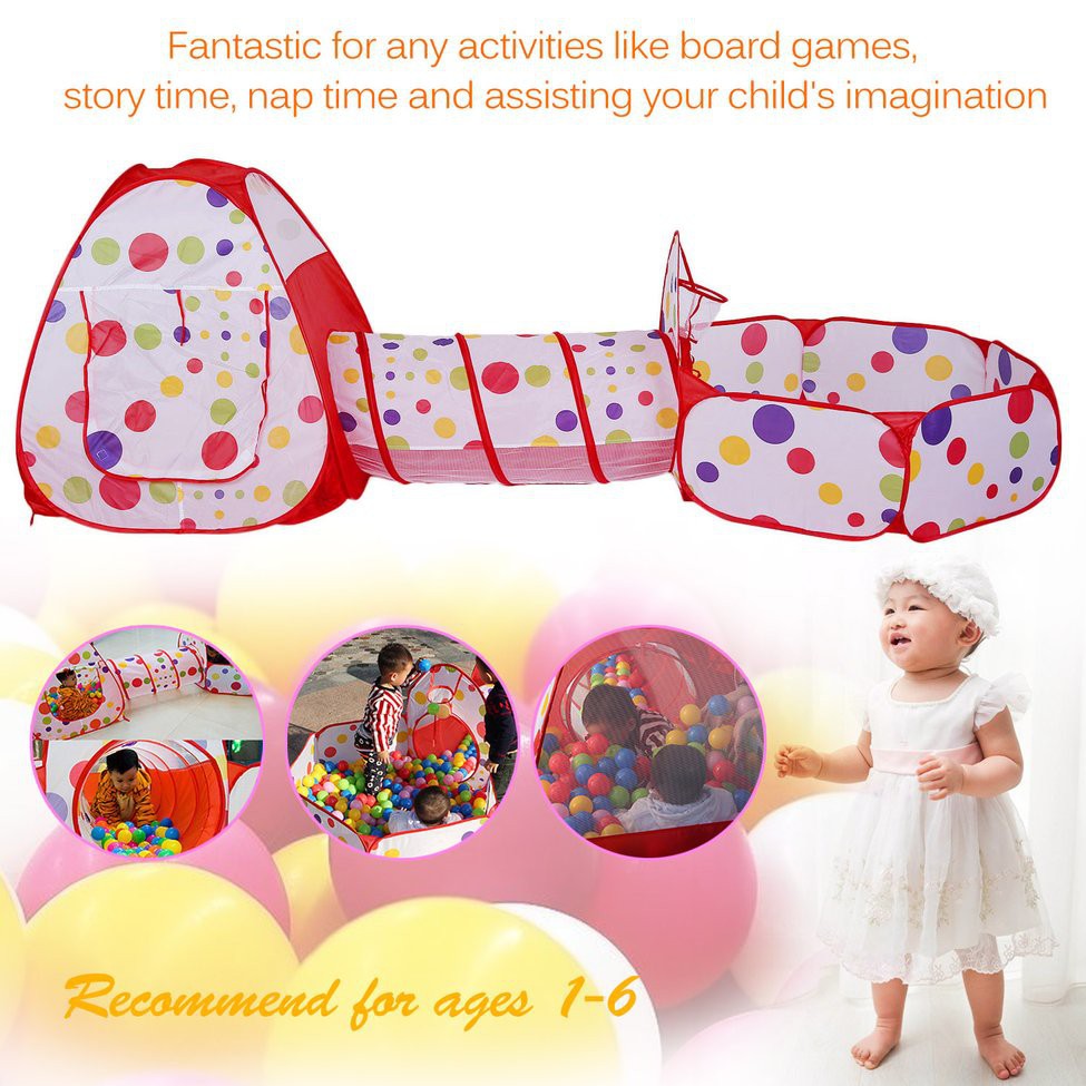 3 in 1 pop up play tent
