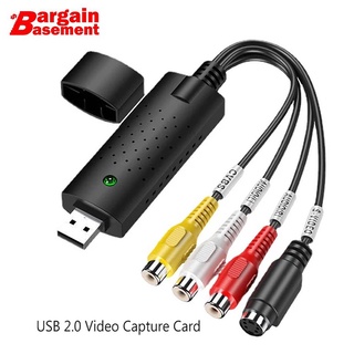 USB Audio Video Grabber Capture Card Converter Adapter Analog VHS/Video recorder/DVD