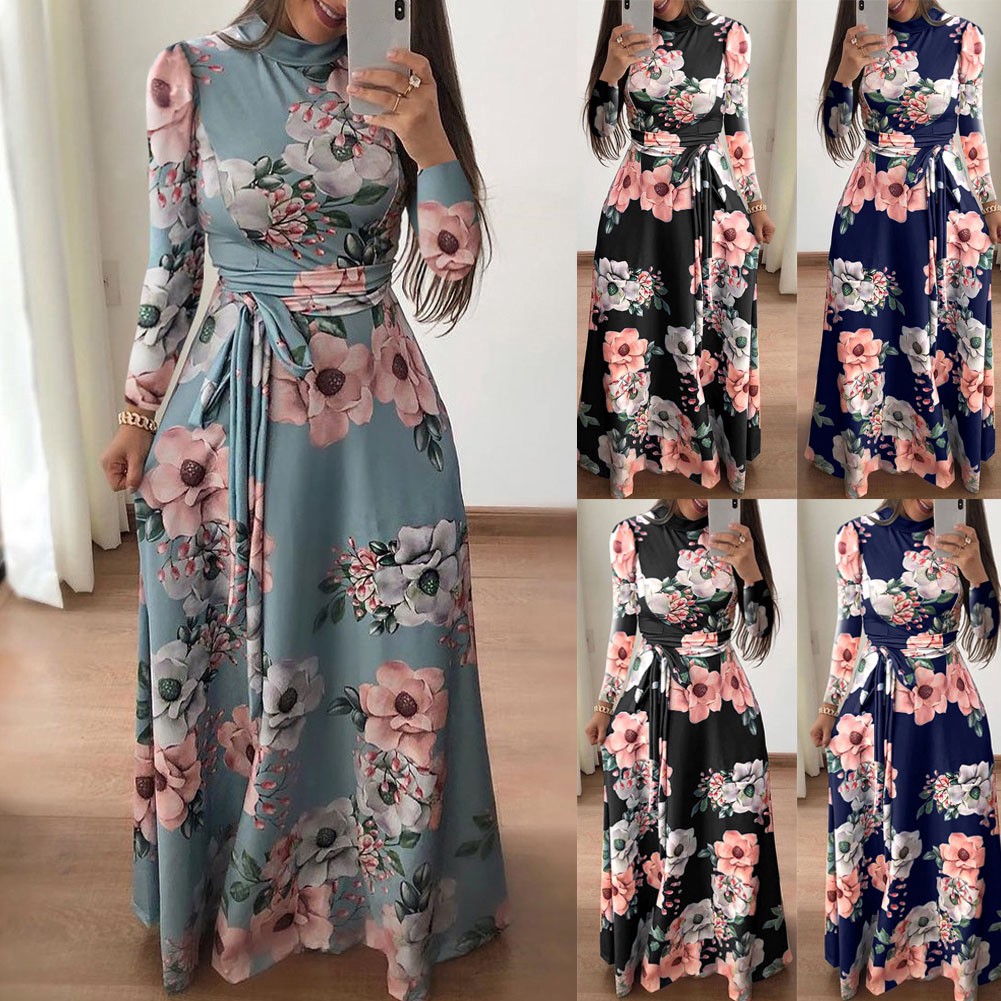 beach maxi dress with sleeves