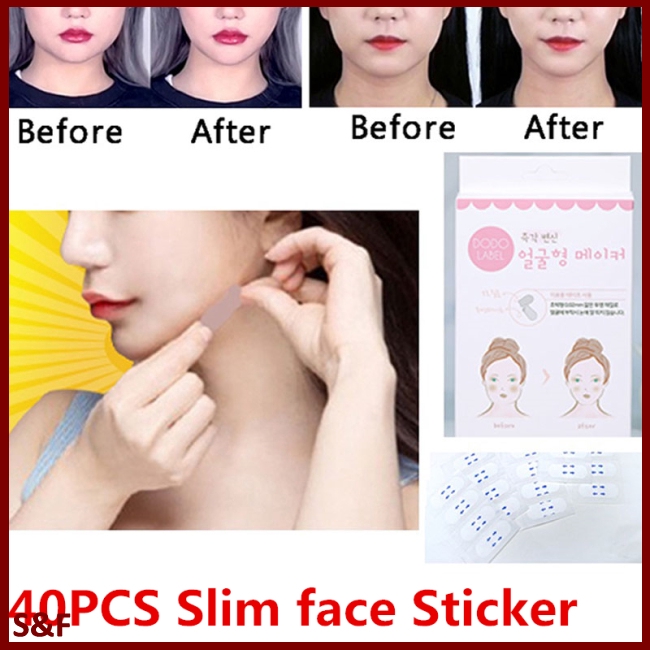 Lift Slim Face Sticker Face Invisible Sticker Lift Chin Medical Tape Makeup Beauty Tools 40pcs Box Shopee Singapore