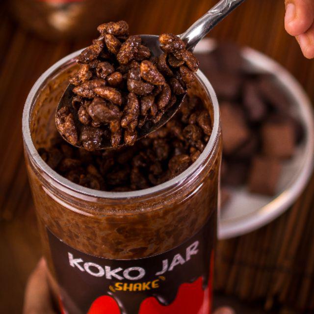 Giant Size Koko Jar Shake Sedap Chocolate Premium Welded Bubble Rice And Mini Coco Crunch Shopee Singapore