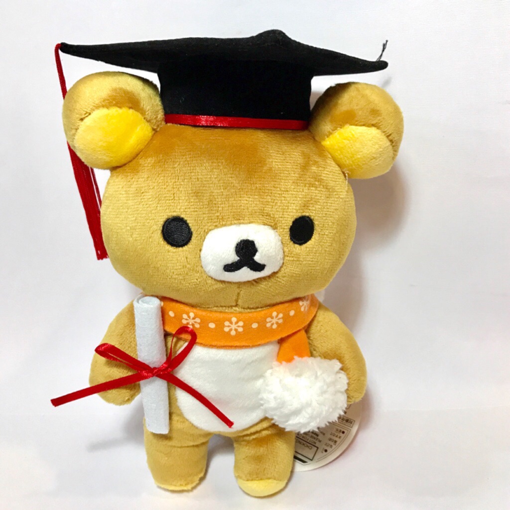 rilakkuma graduation plush