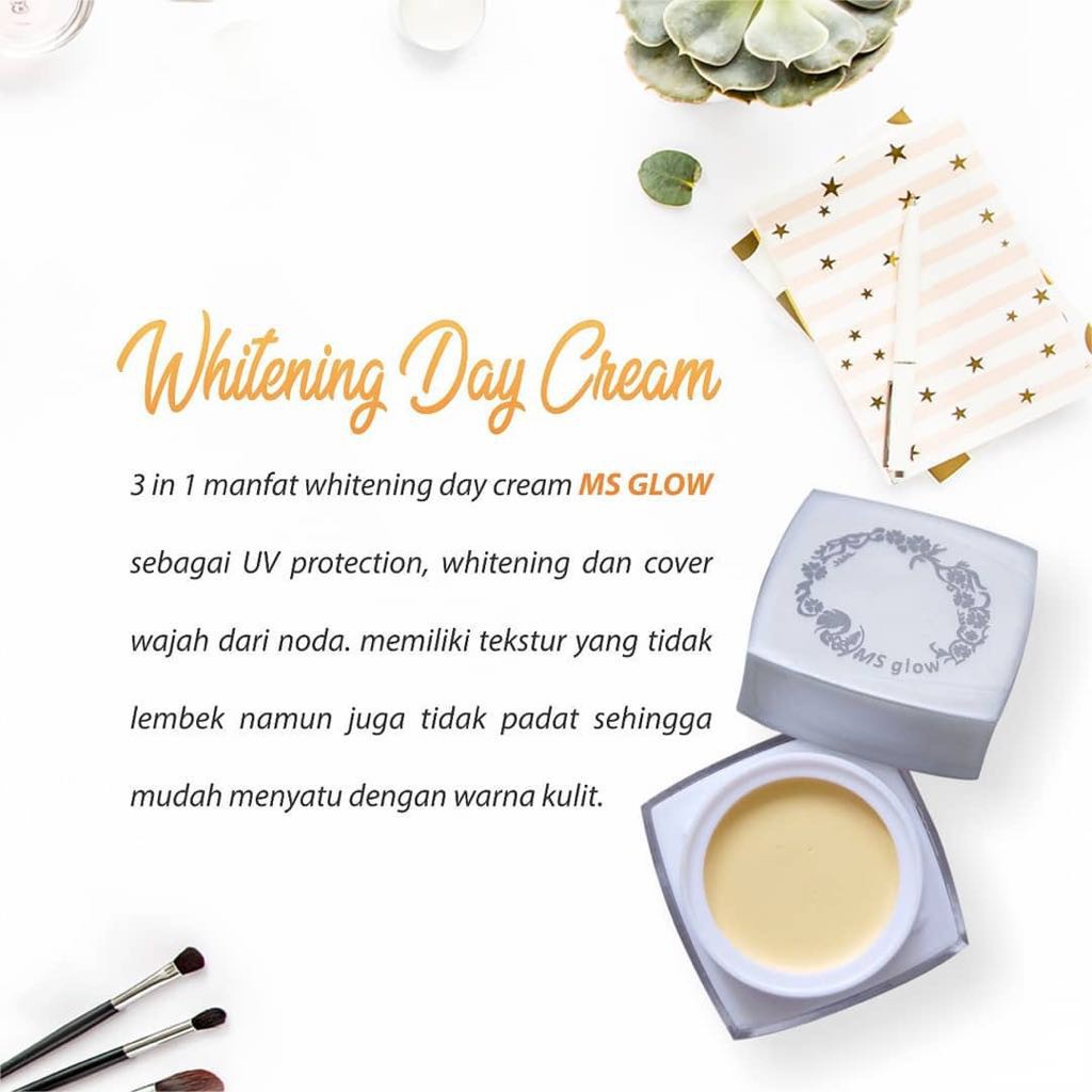 ms glow day cream acne