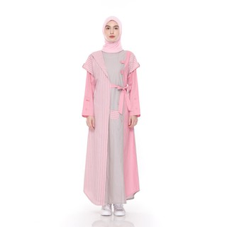 Lunan Go Ls 231 Muslim Women S Dress Yellow Brown Premium Quality Shopee Singapore