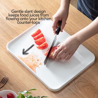 Dual-Slant Antimicrobial Cutting / Chopping Board with AG+ #3