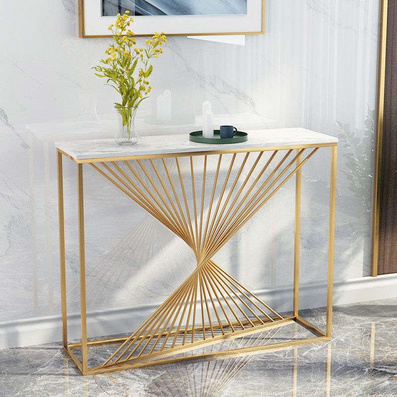 Console Table Hallway Modern, Hallway Console Table With Shelf