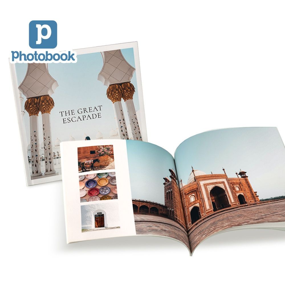 Mini Square Softcover Photobook 6" x 6" 40 pages (e ...