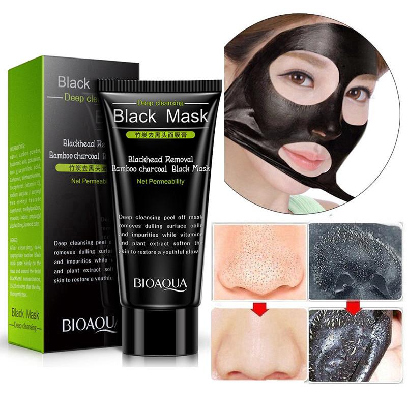 BIOAQUA Bamboo Charcoal Black Mask Blackhead Remover  Face Skin Care