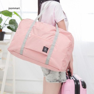 【JM】Foldable Large Duffel Bag Luggage Storage Bag Waterproof Travel Pouch Tote Bag