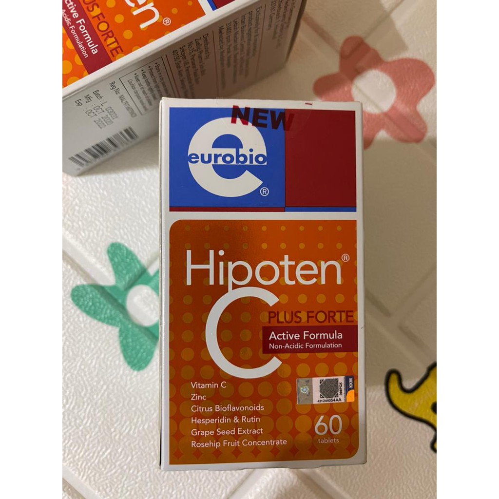 Eurobio Hipoten C Plus Vitamin C 1000mg 60 S Shopee Singapore