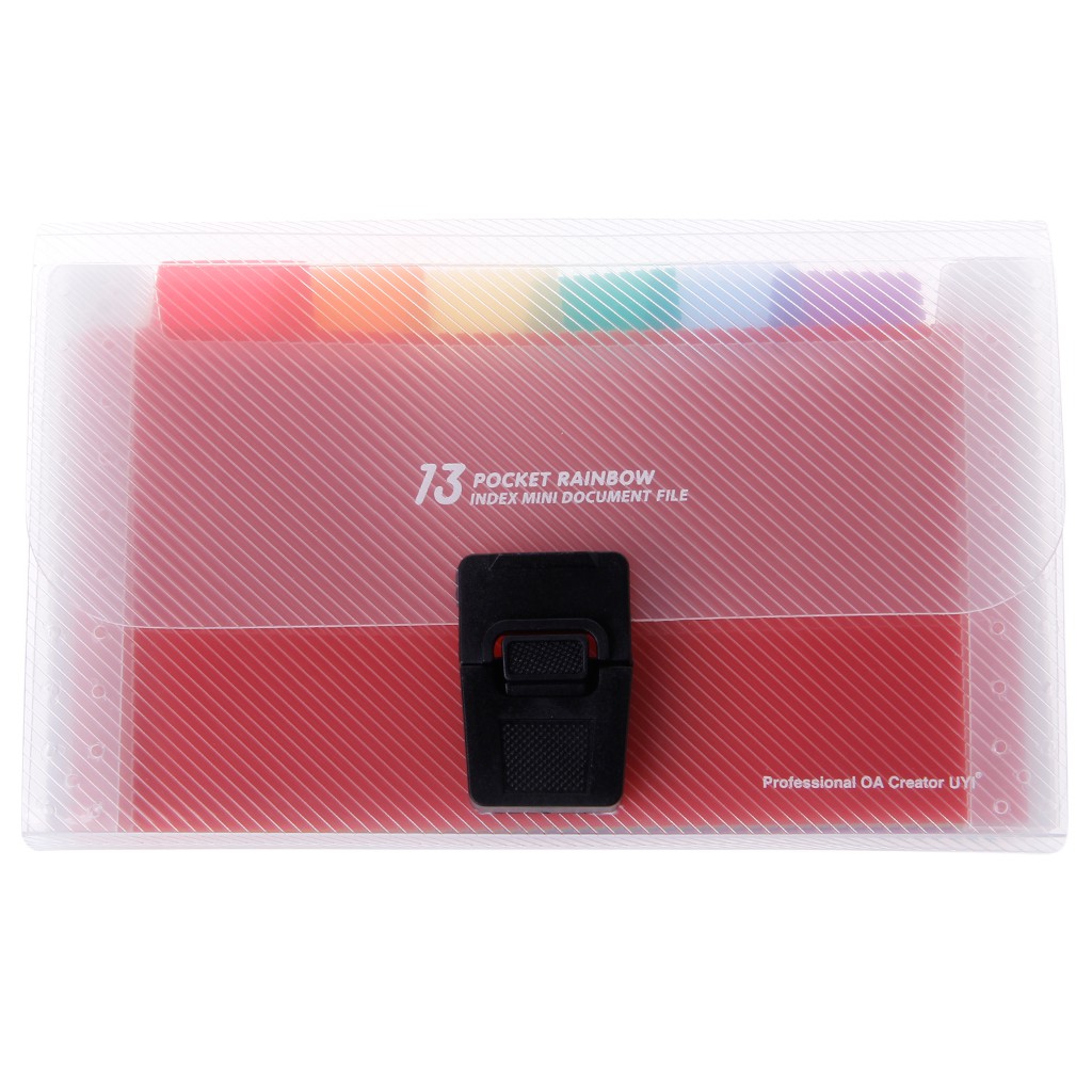 Expanding File Organiser A4 and A6 Size 13 Pockets Rainbow Document Organiser with Labels Index Multicoloured Expanding File Folder for Paper Cards Bill Coupons and Cash 3pcs 