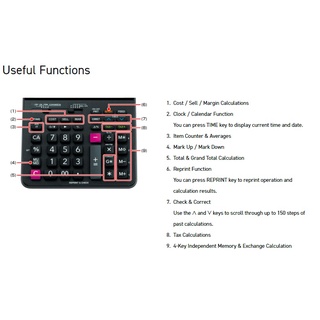 Casio HR-8RC-BK Printing Calculator #4